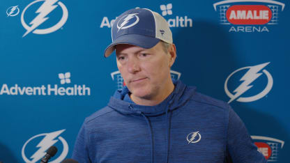 Jon Cooper | Pregame vs Buffalo Sabres