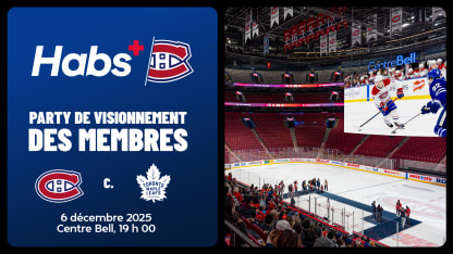 Notre party de visionnement au Centre Bell est de retour