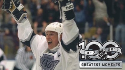 Gretzky anota su gol 802