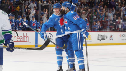 Burns unleashes one-timer from the point