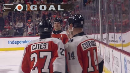 BOS@PHI: Couturier scores empty-net goal