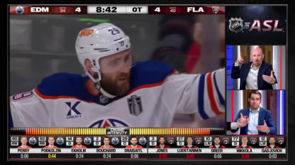 Draisaitl wins Game 4 in OT (ASL Cast)