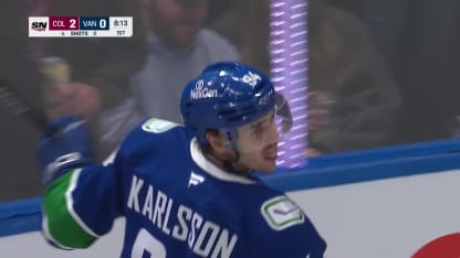 Karlsson gets Canucks on board