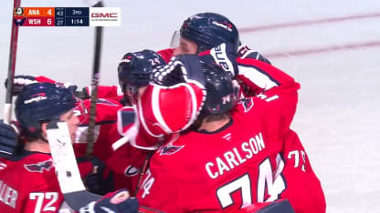 Carlson with ENG vs. Ducks