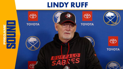 Lindy Ruff Pregame vs. CHI