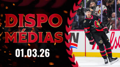 Drake Batherson dispo médias après le match contre WPG