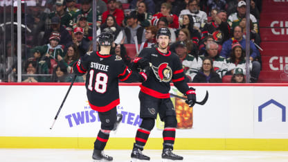 Tim Stützle fuehrt Ottawa Senators mit drei Punkten zum Sieg