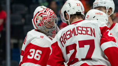 Detroit Red Wings Vancouver Canucks game recap December 8 2025