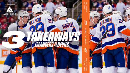 3 Takeaways: Isles Clinch Playoff Berth with 4-1 Win Over Devils