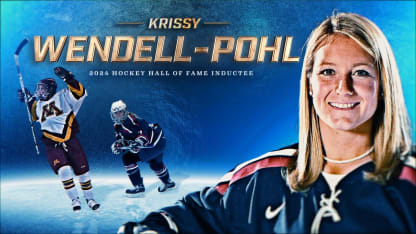 NHL honors 2024 HHOF Inductee Krissy Wendell-Pohl