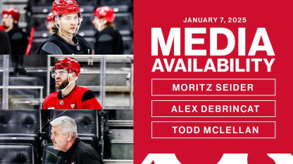 Mo Seider, Alex DeBrincat, Todd McLellan Morning Skate