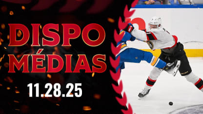 Brady Tkachuk dispo médias après le match c. STL