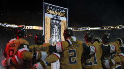 Golden Knights hissent leur bannière Coupe Stanley