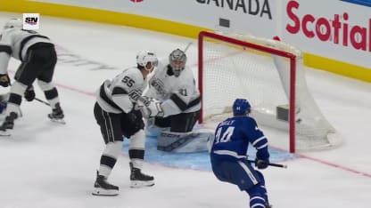 LAK@TOR: Rielly scores goal against David Rittich