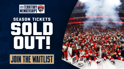 Florida Panthers Announce 2024-25 Territory Memberships Sold Out