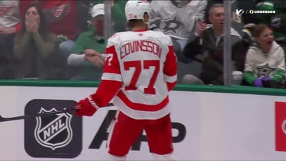 DET@DAL: Edvinsson scores goal against Jake Oettinger