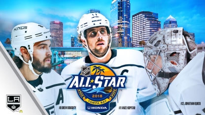 Drew-Doughty-Anze Kopitar-Jonathan-Quick-2018-NHL-All-Star