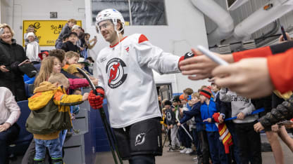 Devils practice in Canmore, Alberta