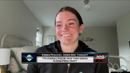 NHL Tonight: Sirens 1st round pick Emma Peschel