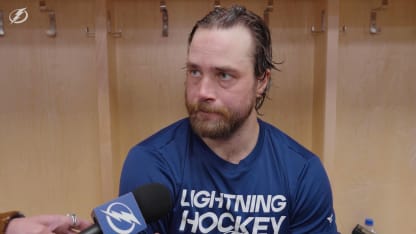 Victor Hedman | Postgame at Carolina Hurricanes