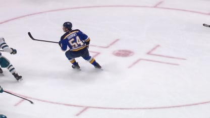 SJS@STL: Dvorsky opens the scoring for the Blues