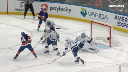 TBL@NYI: Horvat scores goal against Andrei Vasilevskiy