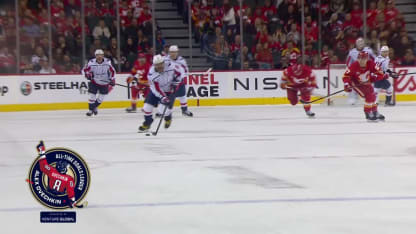 Alex Ovechkin with a Goal vs. Calgary Flames