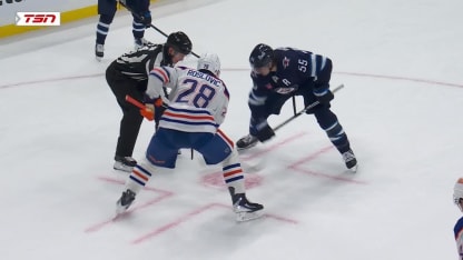 EDM@WPG: Morrissey scores goal against Calvin Pickard