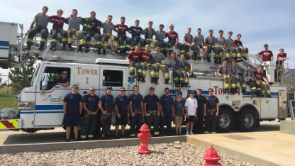 Prospects development camp Poudre Firefighter training 2018 July 2