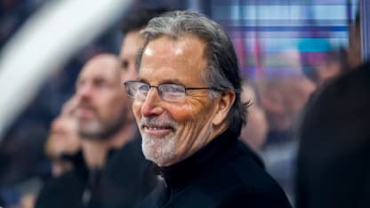 WINNIPEG, CANADA - MARCH 01: Head coach John Tortorella of the Philadelphia Flyers looks on from the bench during second period action against the Winnipeg Jets at Canada Life Centre on March 01, 2025 in Winnipeg, Manitoba, Canada. (Photo by Jonathan Kozub/NHLI via Getty Images)