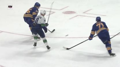VAN@BUF: Pettersson scores goal against Ukko-Pekka Luukkonen