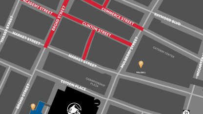 street closings Broad