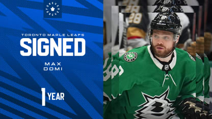 Maple Leafs Sign Forward Max Domi