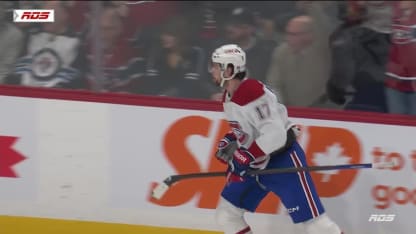 MTL@WPG: Hutson marque un but contre Connor Hellebuyck