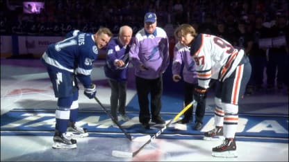 Hockey Fights Cancer Ceremony