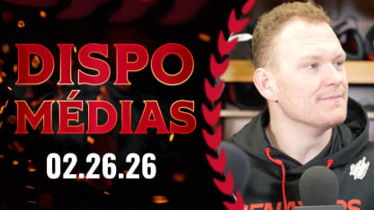 Brady Tkachuk dispo médias avant le match contre DET