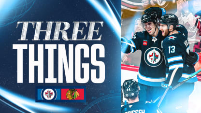 THREE THINGS: Jets top line dominate Blackhawks