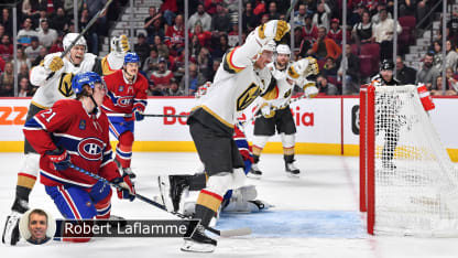 Vegas scores badge Laflamme