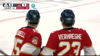 FLA vs. TOR: Verhaeghe adds PPG