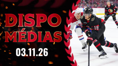 Tim Stützle dispo médias après le match contre MTL