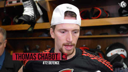 Thomas Chabot dispo médias après le match contre EDM