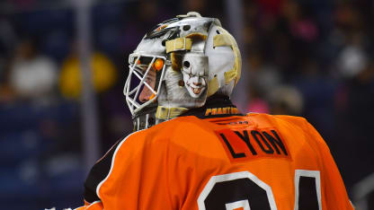 Alex Lyon getting back to work after 94 save performance