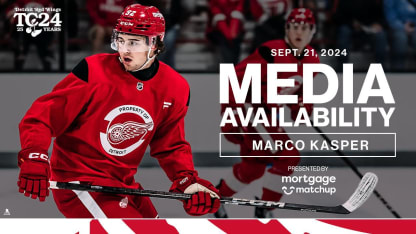 Marco Kasper Training Camp Media | Sept. 21, 2024 