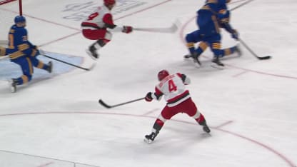 CAR@BUF: Gostisbehere scores PPG against Ukko-Pekka Luukkonen