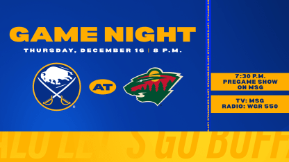 20211216 Sabres Wild Game Night Mediawall