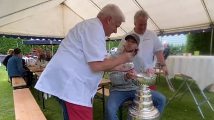 Karlsson eats like king out of Stanley Cup