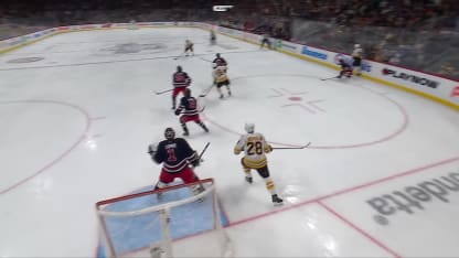 Pastrnak Opens Scoring in Winnipeg