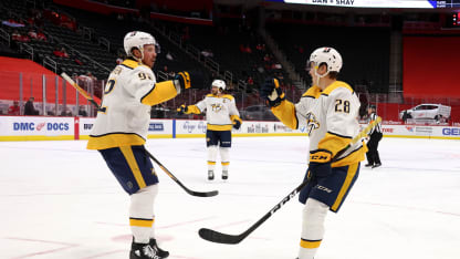 Feb. 23, 2021: Nashville Predators at Detroit Red Wings