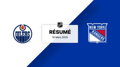 EDM vs NYR | Résumé 16/03/25