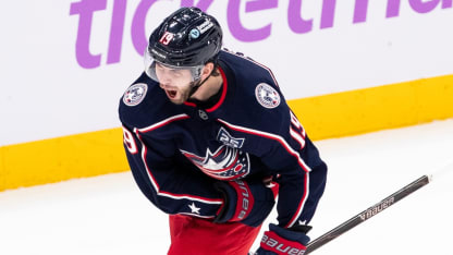 adam fantilli blue jackets offensive breakout